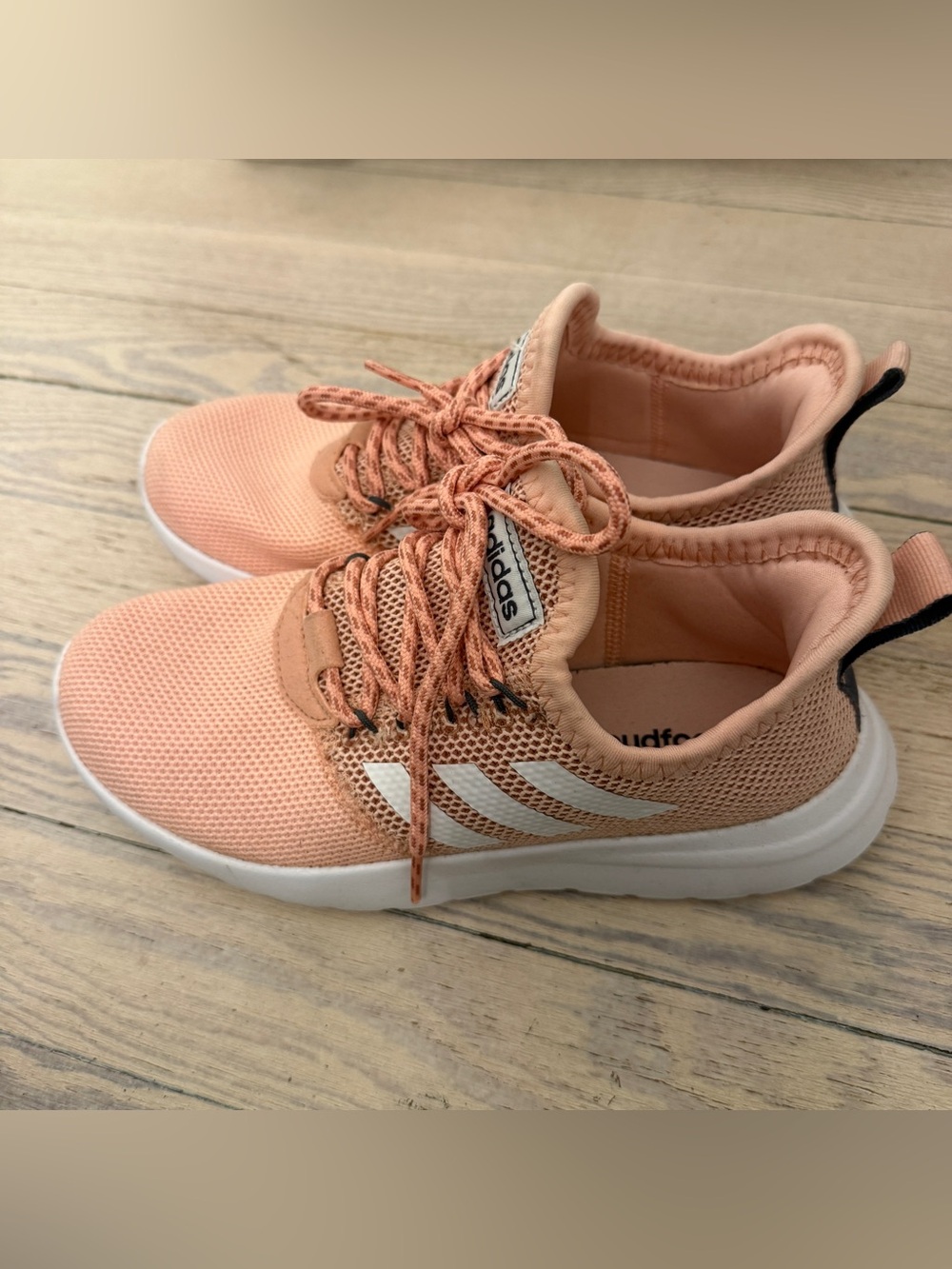 ADIDAS Women’s Lite Racer RBN Glow Pink Cloudfoam Running Sneakers Size 6